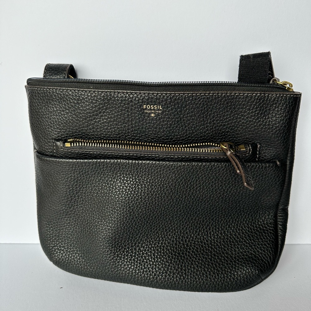 Fossil purse leather in black